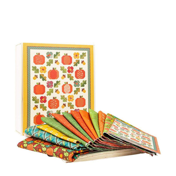 Autumn Afternoon Under the Oaks Quilt Boxed Kit - Quilt KIT- Heather Peterson - Features Autumn Afternoon fabrics - Riley Blake - KT-14870