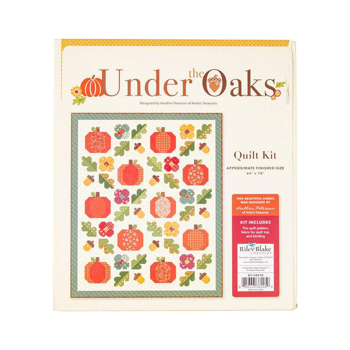 Autumn Afternoon Under the Oaks Quilt Boxed Kit - Quilt KIT- Heather Peterson - Features Autumn Afternoon fabrics - Riley Blake - KT-14870