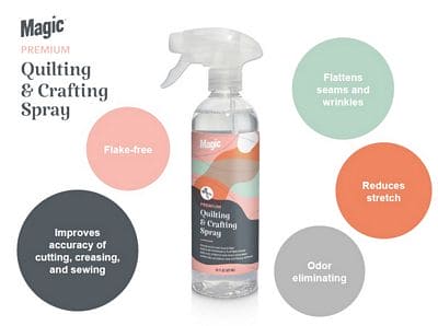 Magic Premium Quilting and Crafting Spray - 16 oz. - Flake-free