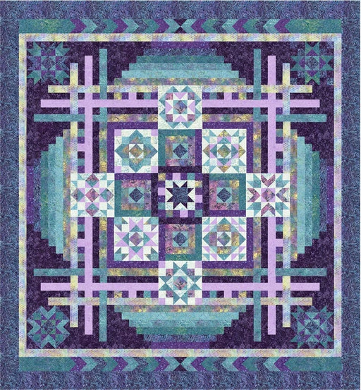 NEW! - Paradise Quilt Kit - by Wing and a Prayer Design - featuring Timeless Treasures Tonga Paradise Batiks - 108" square or 98" x 106"-Yardage - on the bolt-RebsFabStash