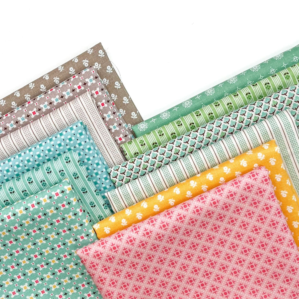 CLEARANCE Spring Fat Quarter Bundle, Pastel Fat Quarter Bundle Fabrics by  Riley Blake Designs 