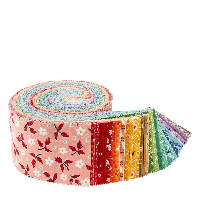 NEW! Bee Bundle - Jelly Roll (40) 2.5" strips - Rolie Polie - Riley Blake - by Lori Holt of Bee In My Bonnet - LIMITED EDITION - Colors - RP-15570-40