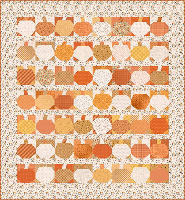 Pumpkin Quilt Paper 10” - Lori Holt of Bee in my Bonnet - Riley Blake - 42 Pieces - ST-35009