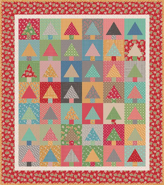 NEW! Tree Quilt Paper 10” - Lori Holt of Bee in my Bonnet - Riley Blake - 42 Pieces - ST-36019