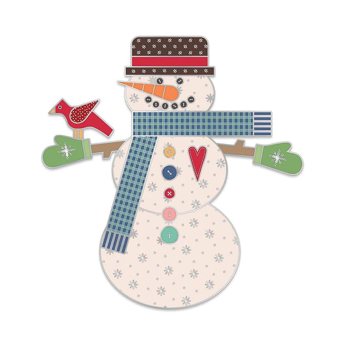 Let's Make a Snowman Needle Minder - by Lori Holt of Bee in my Bonnet for Riley Blake Designs - ST-36032-Buttons, Notions & Misc-RebsFabStash