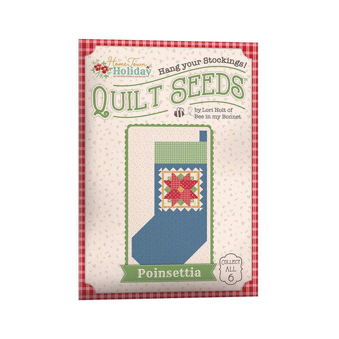 NEW! Home Town Holiday Quilt Seeds - PATTERNS ONLY - Lori Holt of Bee in my Bonnet - Riley Blake Designs - Uses Home Town Neighbor fabrics- COMPLETE SET!