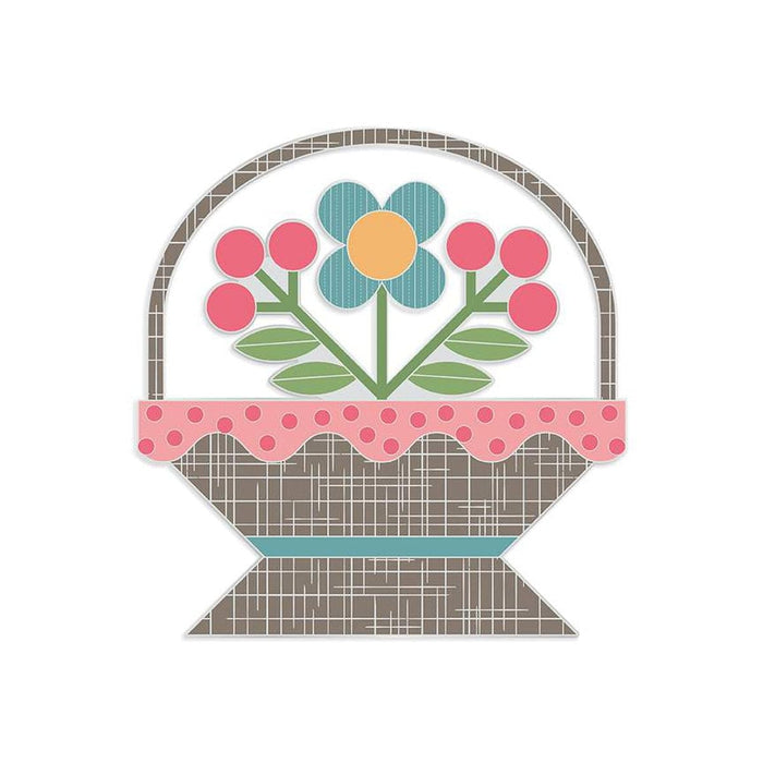 Flower Basket Needle Minder - by Lori Holt of Bee in My Bonnet - Riley Blake Designs-ST-39770-Buttons, Notions & Misc-RebsFabStash