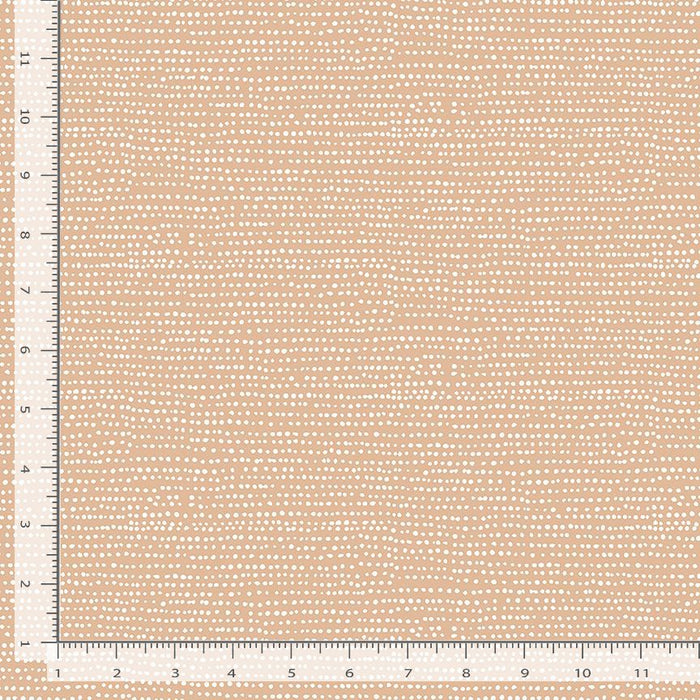 Moonscape - Beige - Per Yard - by Dear Stella - Tonal, Blender - Coordinates with Little Fawn & Friends - STELLA-1150 BEIGE