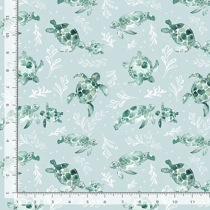 LA MER - Dear Stella - Per Yard - Canal - Turtles - DCJ2475-Canal