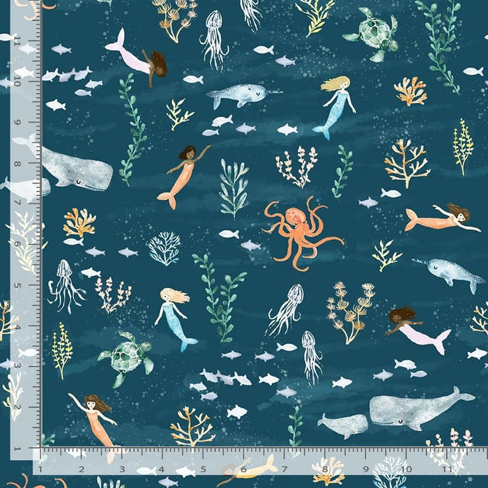 LA MER - Dear Stella - Per Yard - Multi - Narwhals - DCJ2480-Multi