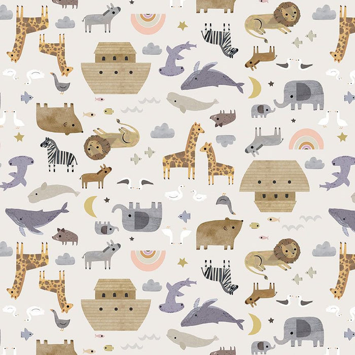 Noah's Ark - Per Yard - Dear Stella - Multi - The Ark - DLT3543-Dusk