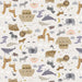 Noah's Ark - Per Yard - Dear Stella - Multi - The Ark - DLT3543-Dusk