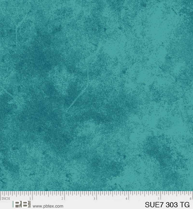 Suedes - Per Yard - P&B Textiles - tonal, blender - Blue - SUE6 302 BB