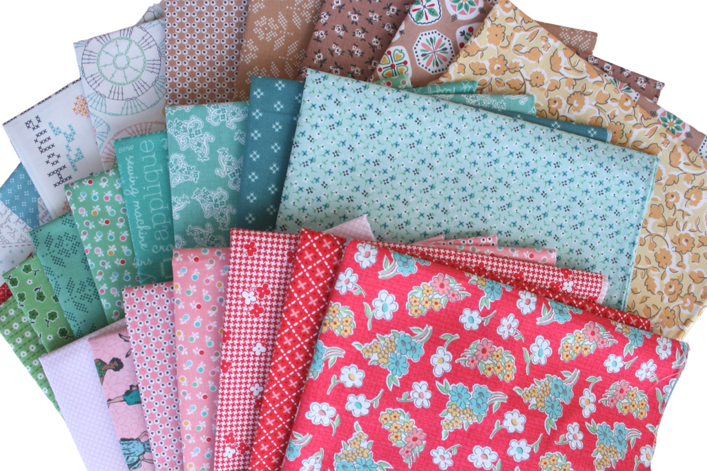 Stitch-Cayenne - PROMO Fat Quarter Bundle - (23) 18 x 21 - Lori Holt of  Bee in My Bonnet - Riley Blake Designs — RebsFabStash