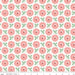 Home Town 108" Wide Back Fabric - REMNANT PIECE - 1 yard 15" - by Lori Holt for Riley Blake - WIDE BACK 108" wide - WB13601-CORAL-Wide 108" - Quilt Backs-RebsFabStash