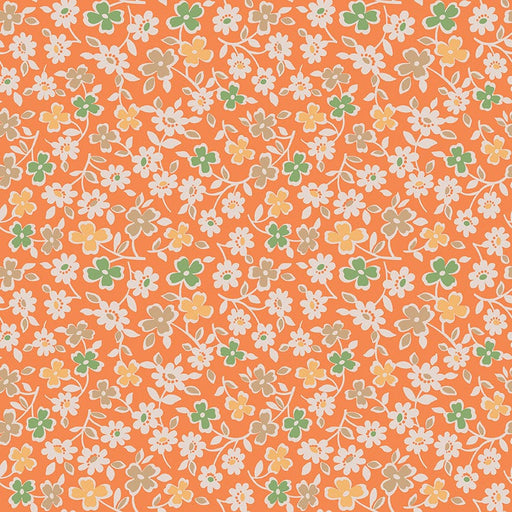 Autumn - Wide Back Pumpkin - Per Yard - by Lori Holt of Bee in My Bonnet - Riley Blake Designs - WB14672-PUMPKIN-Yardage - on the bolt-RebsFabStash