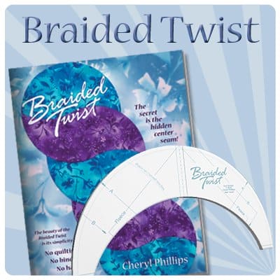 Braided Twist - Tool & Book Combination - Phillips Fiber Arts - BTRULER-Buttons, Notions & Misc-RebsFabStash