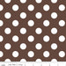 Medium Dots - Per Yard - Riley Blake Designs - C360-90 Brown-RebsFabStash