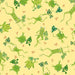 Frogs & Fronds - per yard - Quilting Treasures - Tossed Frogs - Yellow - 29290-S-Yardage - on the bolt-RebsFabStash