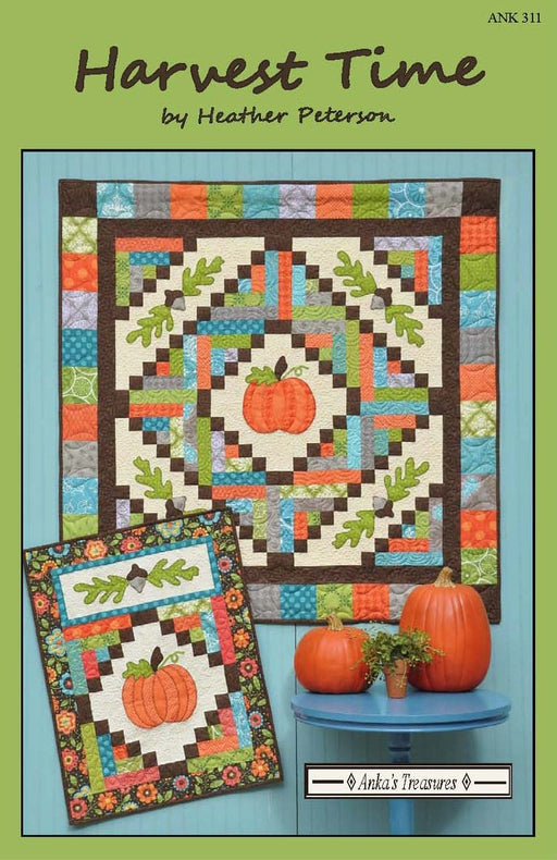 Harvest Time - Quilt PATTERN - By Heather Peterson for Anka's Treasures - ANK 311-Patterns-RebsFabStash