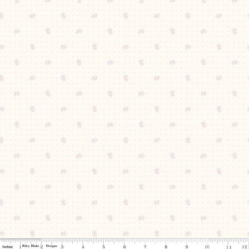 Bee Backgrounds - Pink Daisy - Per Yard - by Lori Holt - Riley Blake designs - Basic, Background, Low Volume - C6380-Pink-Yardage - on the bolt-RebsFabStash