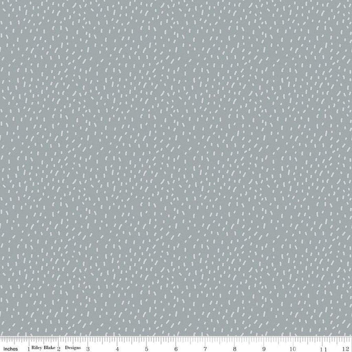 Forest Friends - Silver- per yard - by Jennifer Long of Bee Sew Inspired for Riley Blake Designs - Fur- C12693-SILVER-Yardage - on the bolt-RebsFabStash