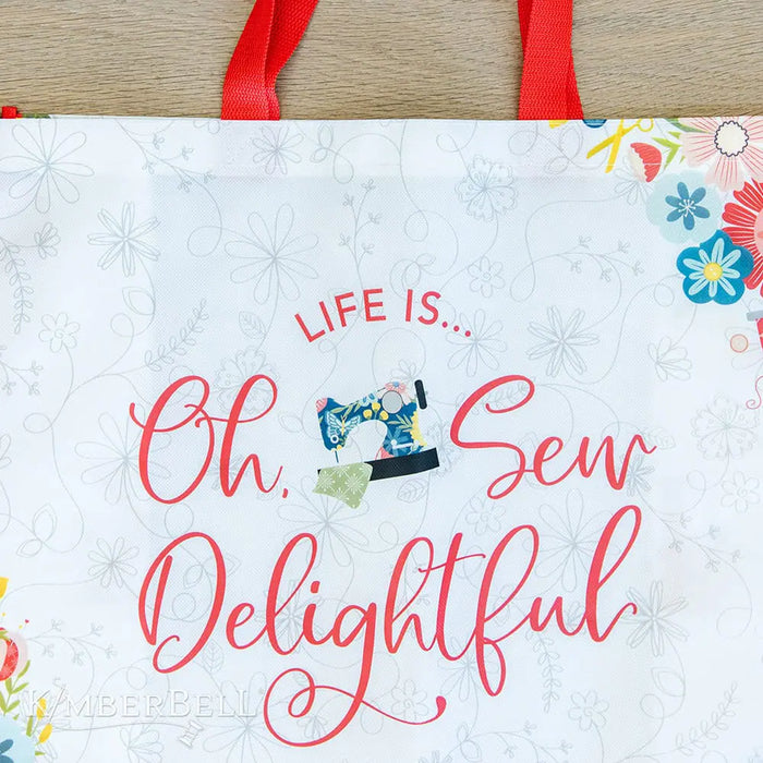 Kimberbell Oh, Sew Delightful - 18" x 18" Tote Bag! Limited Quantities Available! KDMR156
