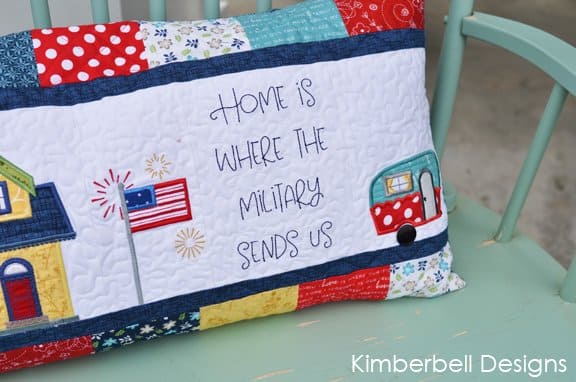 Kimberbell Quilt: Make Yourself At Home Machine Embroidery Design