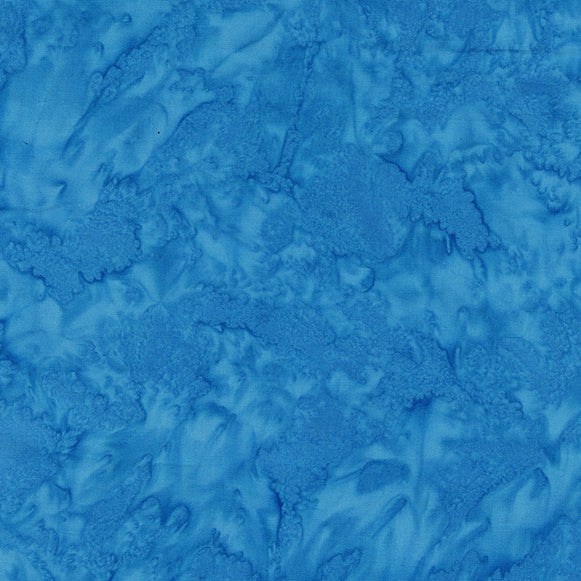 Lava Solid Batik - Blue - Per Yard - Anthology - Batik Basics - 100Q-2046 BLUE-Yardage - on the bolt-RebsFabStash