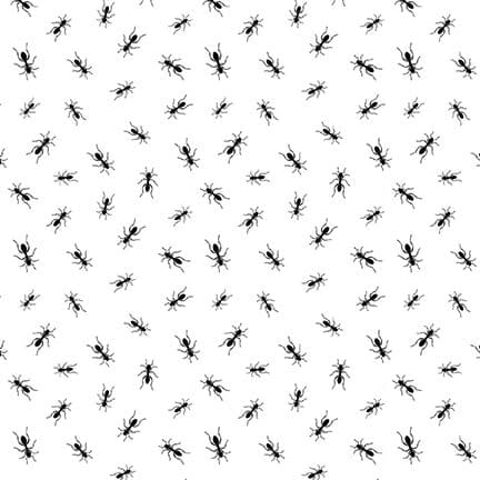 Lower The Volume - Zebras - Per Yard - Blank Quilting - Tonal, Blender, Low Volume Prints - 1941-01 White