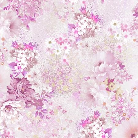 Peacock Walk - Floral Array - Pink Digiprint - per yard - RJR Fabrics - Digitally Printed - RJ2903-PI1D