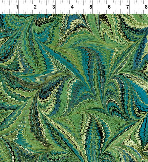 Marble Essence - Genova - Per Yard - Jason Yenter - In The Beginning Fabrics - Green - 6JYM-2-Yardage - on the bolt-RebsFabStash