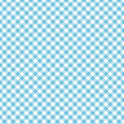 Chelsea's Checks - Small Bias Check - Per Yard - by Chelsea Carter & Priscilla Blain for Henry Glass - Light Blue - 9700-11-Yardage - on the bolt-RebsFabStash