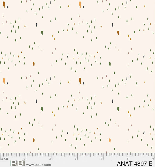 NEW! - Au Naturel - Rain Ecru - Per Yard - by Jacqueline Schmidt for P&B Textiles - ANAT-04897-E-Yardage - on the bolt-RebsFabStash