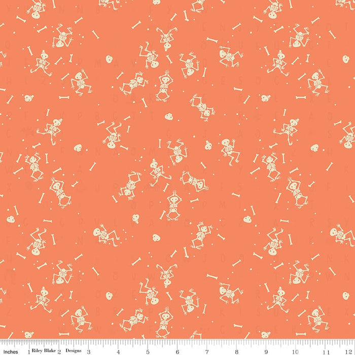 Tiny Treaters - Stripe - Orange - Per Yard - by Jill Howarth for Riley Blake Designs - Halloween - C10486 ORANGE