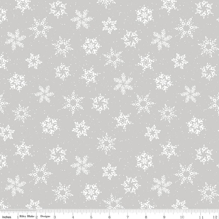 Winterland - Main- Gray - per yard -by Amanda Castor for Riley Blake Designs - Winter, Snow - C10710-GRAY