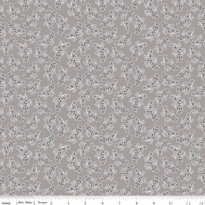 Stitch Fabric Collection by Lori Holt - Per Yard - Flower - Riley Blake Designs - C10932-ALPINE