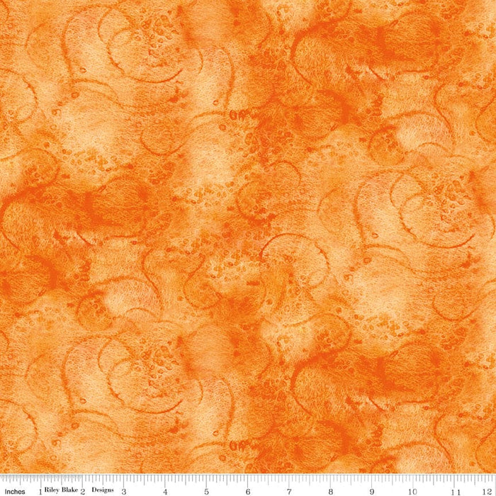 Swirl - Painter's Watercolor Swirl - per yard - Janet Wecker Frisch- Riley Blake Designs - Tone on Tone Swirls - Parchment - C680 PARCHMENT