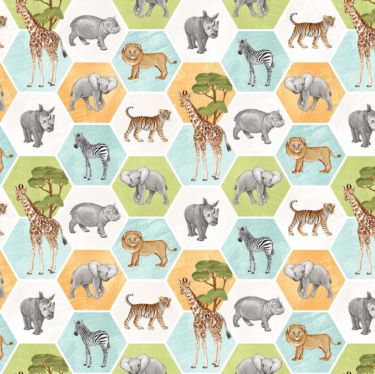 NEW! Welcome Baby - Quilt PATTERN - by Phoebe Moon Designs - Features Baby  Safari Fabrics by Deborah Edwards for Northcott
