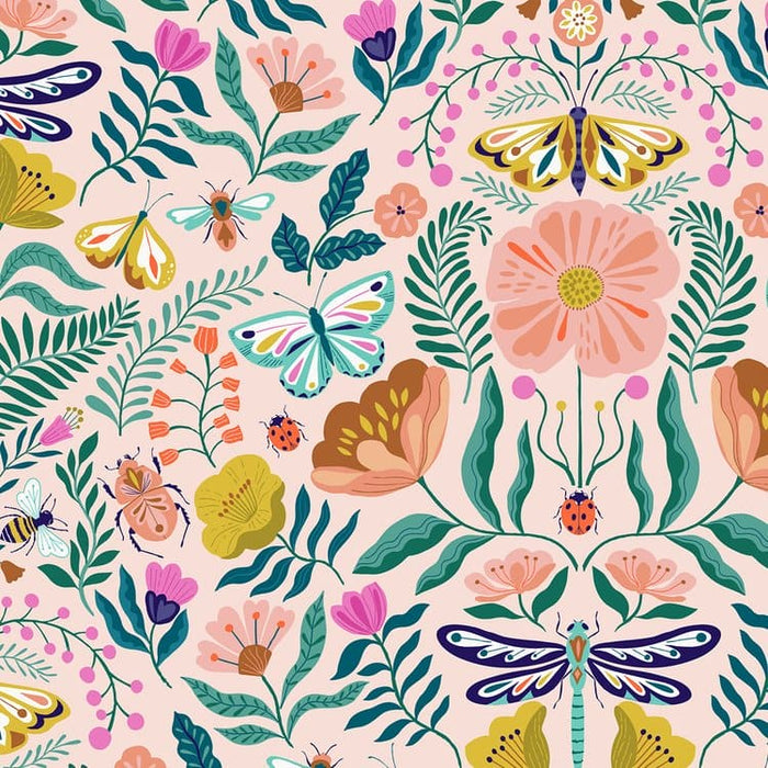 Floral, Butterflies, Flutter By, Dashwood Studio, Bethan Janine