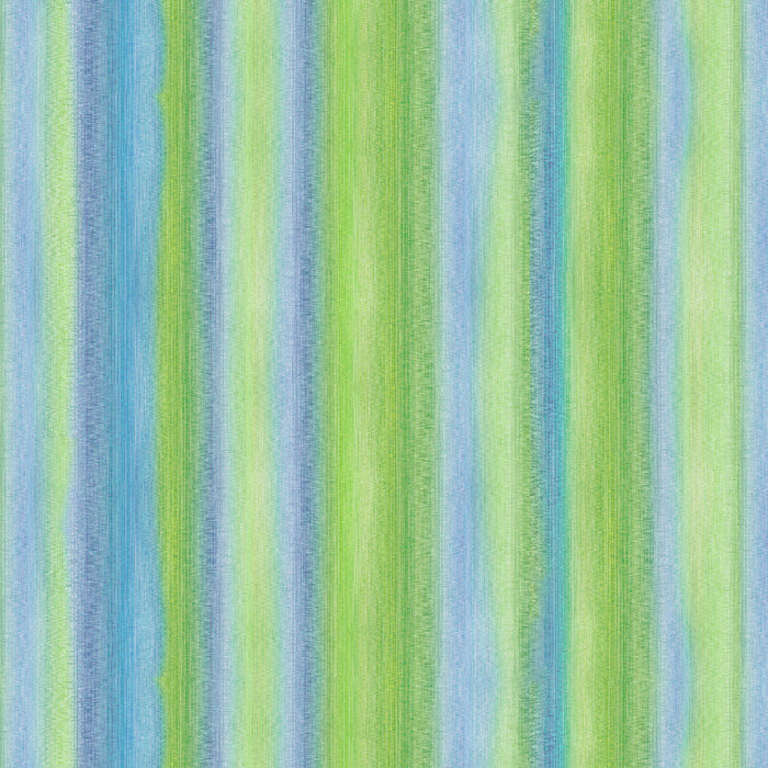 Gabriella - Green leaves on white - per yard - by P&B Textiles - Watercolor - GABR04812-G