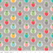 My Happy Place - Home Decorator Fabric - Pin Cushions Gray - per yard - Lori Holt for Riley Blake designs - 57/58" wide - HD11211-Decorator Fabric-RebsFabStash