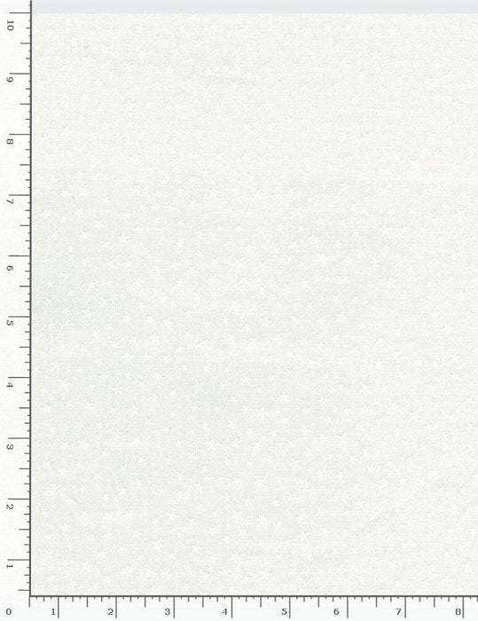 Hue - Stars - White on White - per yard - By Timeless Treasures - Tonal, Blender - White - HUE-C9634-Yardage - on the bolt-RebsFabStash