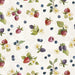 Homemade Happiness - Silvia Vassileva - running yardage - per yard - by P&B Textiles - Tossed berries and flowers on cream - HHAP 4803 - MU-Yardage - on the bolt-RebsFabStash