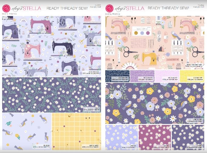 Ready Thready Sew, Sewing Machine, Dear Stella, Floral