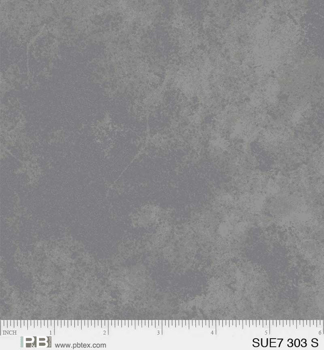 Suedes - Per Yard - P&B Textiles - tonal, blender - Black - SUE7-00303-K