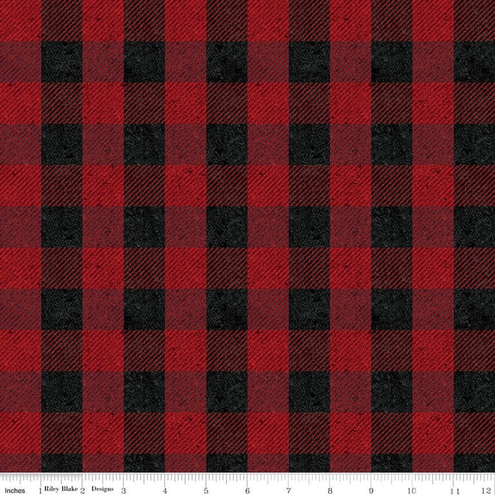 Cotton Flannel by the Yard - In Favorite Winter Plaids - Color Crazy
