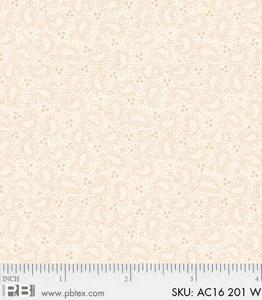 Apple Cider - per yard - P&B Textiles - Tonal, Blender - Cream on Cream - APPL 00170 W - RebsFabStash