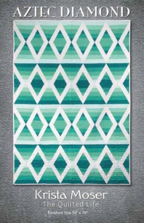 Aztec Diamond - The Quilted Life - Pattern - Krista Moser Designs KM 10002 - RebsFabStash