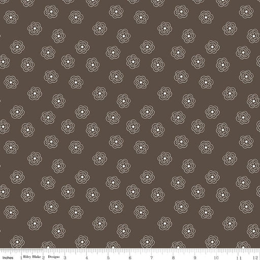 Bee Basics Per Yard - Basics Blossom - per YARD - by Lori Holt - Riley Blake Designs - 6404 RAISIN - RebsFabStash